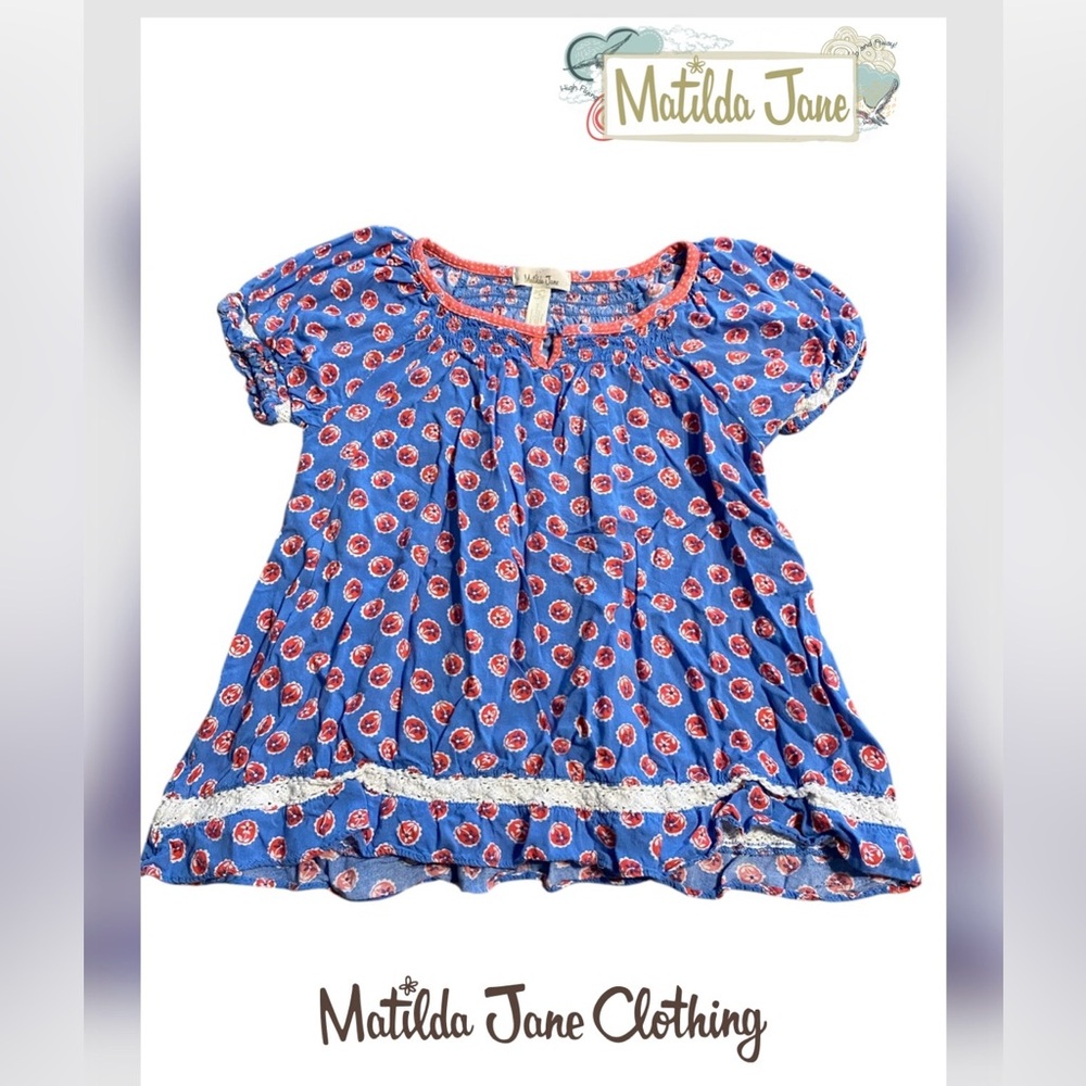 Matilda Jane floral blue top
